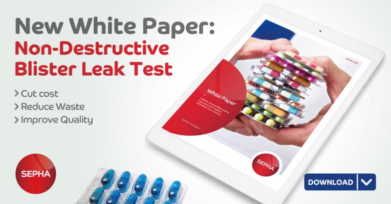 PPS A/S - White Paper fra Sepha om leak testing af blisterpakninger